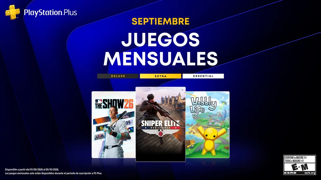 PlayStation Plus en septiembre