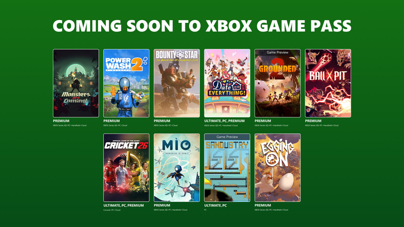 Juegos GamePass Agosto 2026