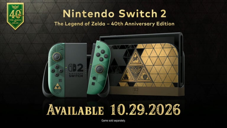 Nintendo Switch 2 anuncia su edición especial The Legend of Zelda 40th Anniversary Edition